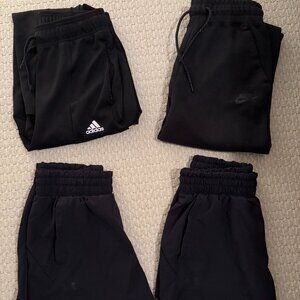 Bundle: Nike Joggers + Adidas Joggers + 2 Under Armour Shorts